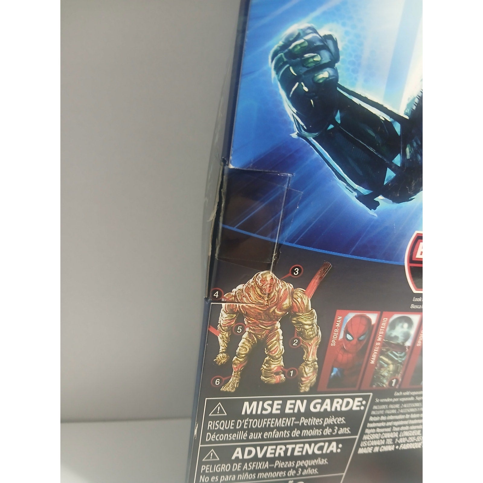MARVELS MYSTERIO MARVEL LEGENDS (BAF) NIB CIB (OPEN)