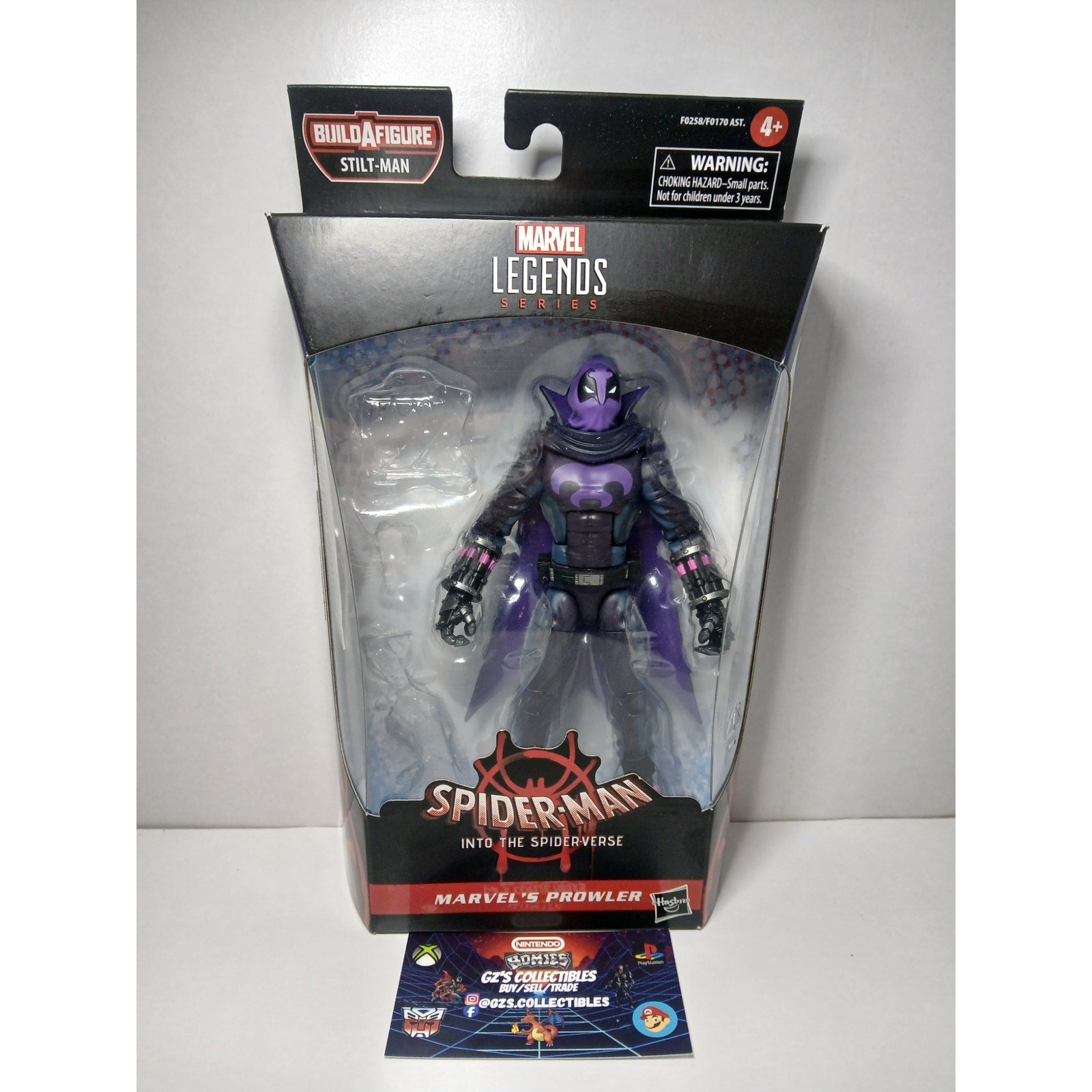 SPIDER VERSE MARVELS PROWLER MARVEL LEGENDS FIGURE MINT W/ BOX (OPEN) NO BAF