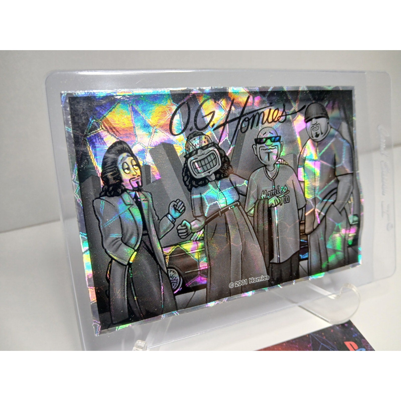OG HOMIES VINTAGE 2001 SERIES 2 HOMIES GONZALES GRAPHICS HOLOGRAPHIC STICKER