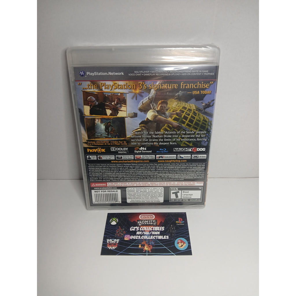 SONY PS3 DRAKES DECEPTION NEW SEALED