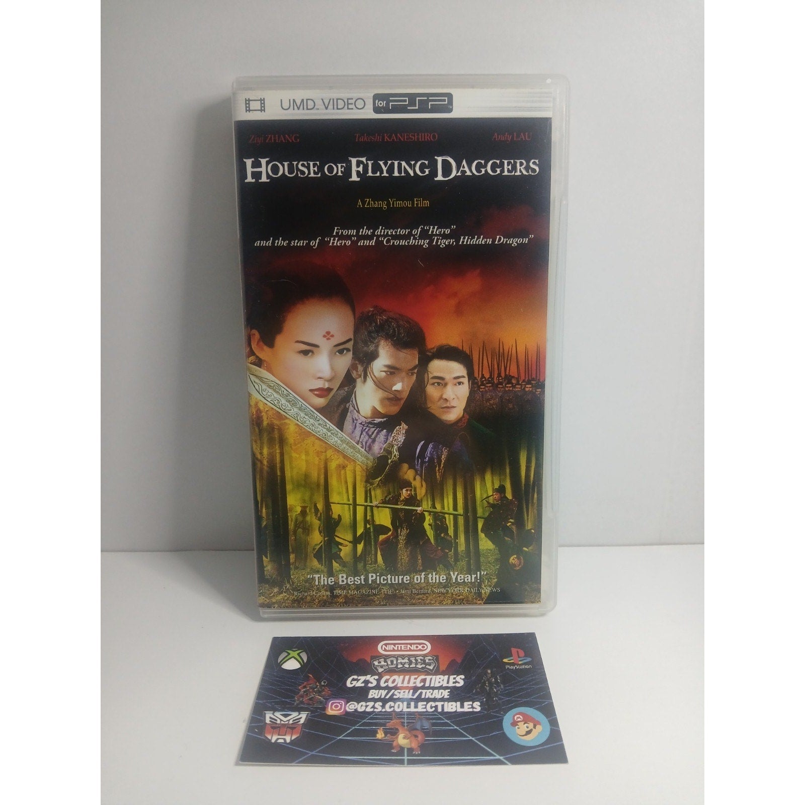 ✅ SONY PSP HOUSE OF FLYING DAGGERS CIB UMD MOVIE TESTED WORKING MINT