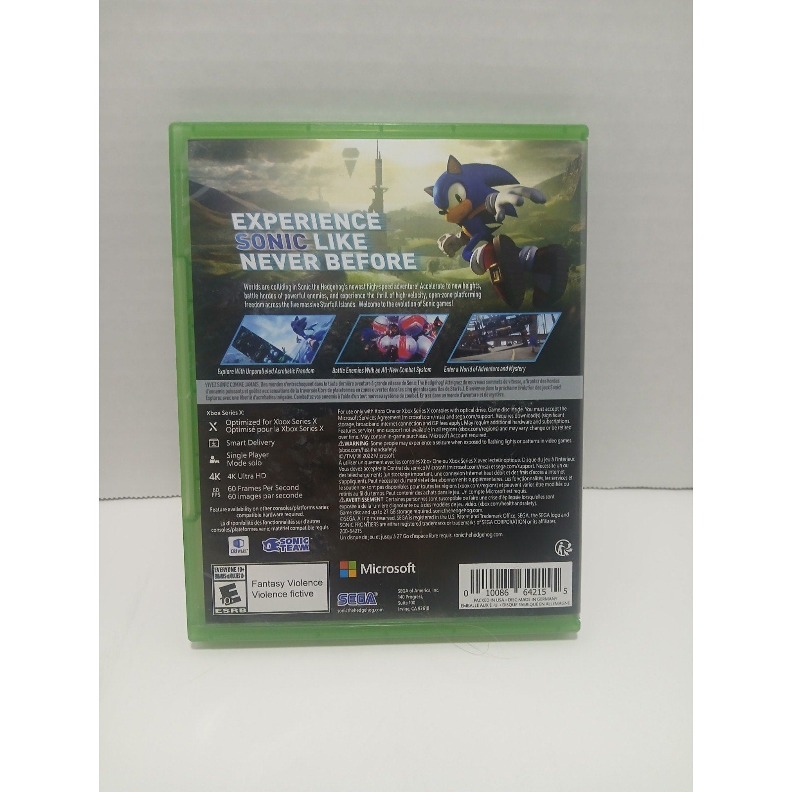 Xbox One / Series X Sonic Frontiers Tested Working