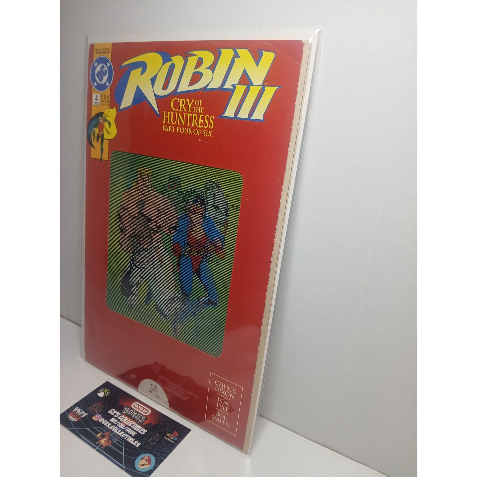 ROBIN III CRY OF THE HUNTRESS #4 1993 DC COMICS NEW BAG/BOARD
