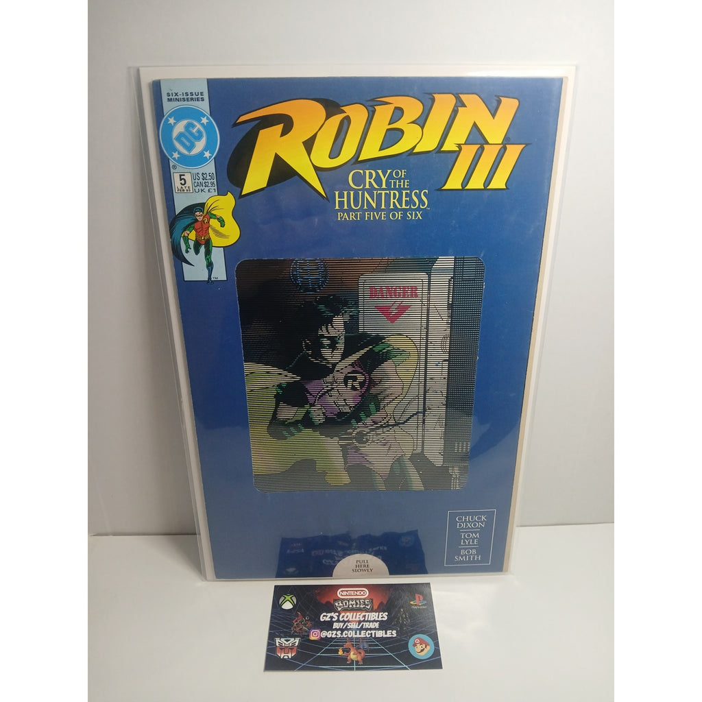 ROBIN III CRY OF THE HUNTRESS #5 1993 DC COMICS NEW BAG/BOARD