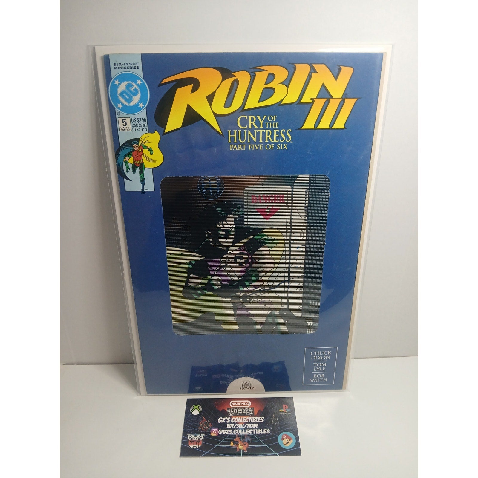 ROBIN III CRY OF THE HUNTRESS #5 1993 DC COMICS NEW BAG/BOARD
