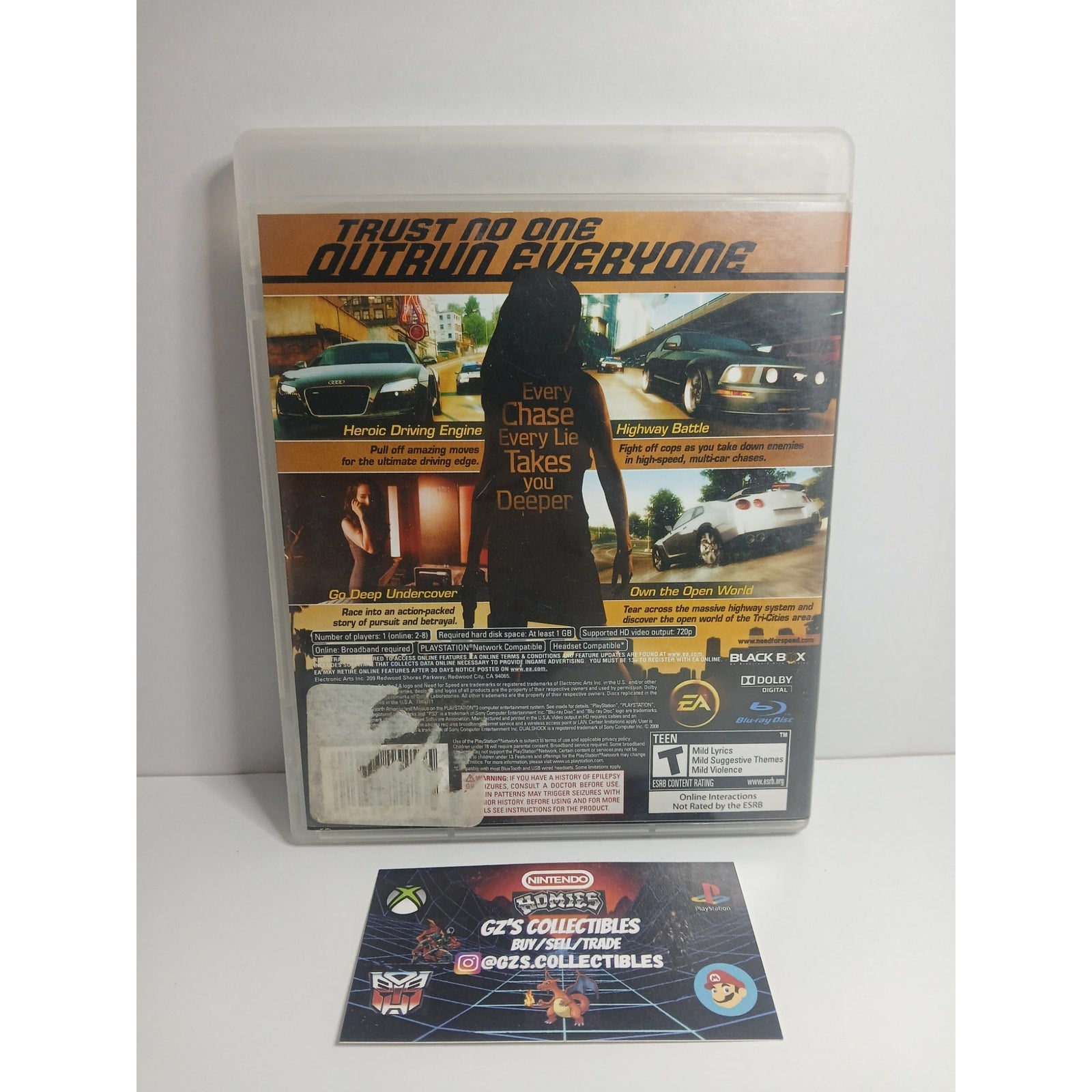SONY PS3 NEED FOR SPEED UNDERCOVER CIB TESTED WORKING
