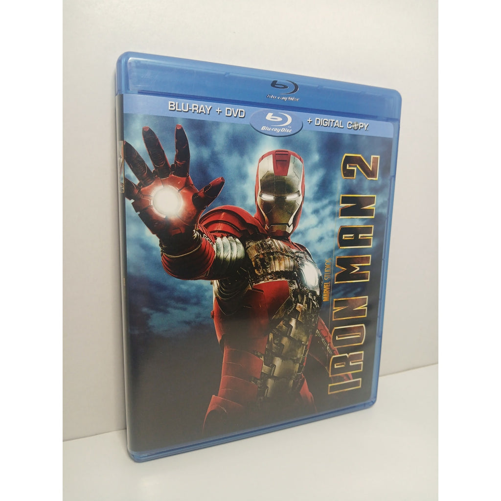 IRON MAN 2 BLU RAY/DVD/DIGITAL COPY MOVIE CLEANED* TESTED WORKING
