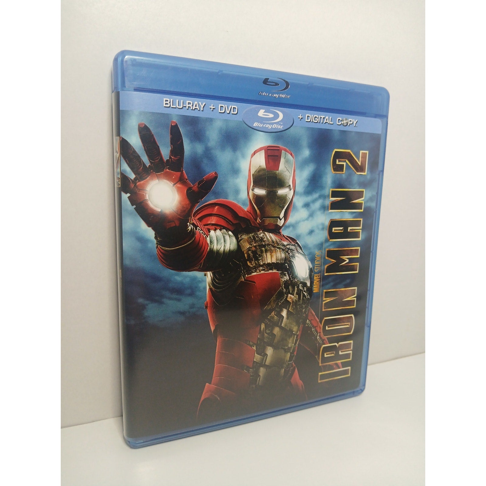 IRON MAN 2 BLU RAY/DVD/DIGITAL COPY MOVIE CLEANED* TESTED WORKING