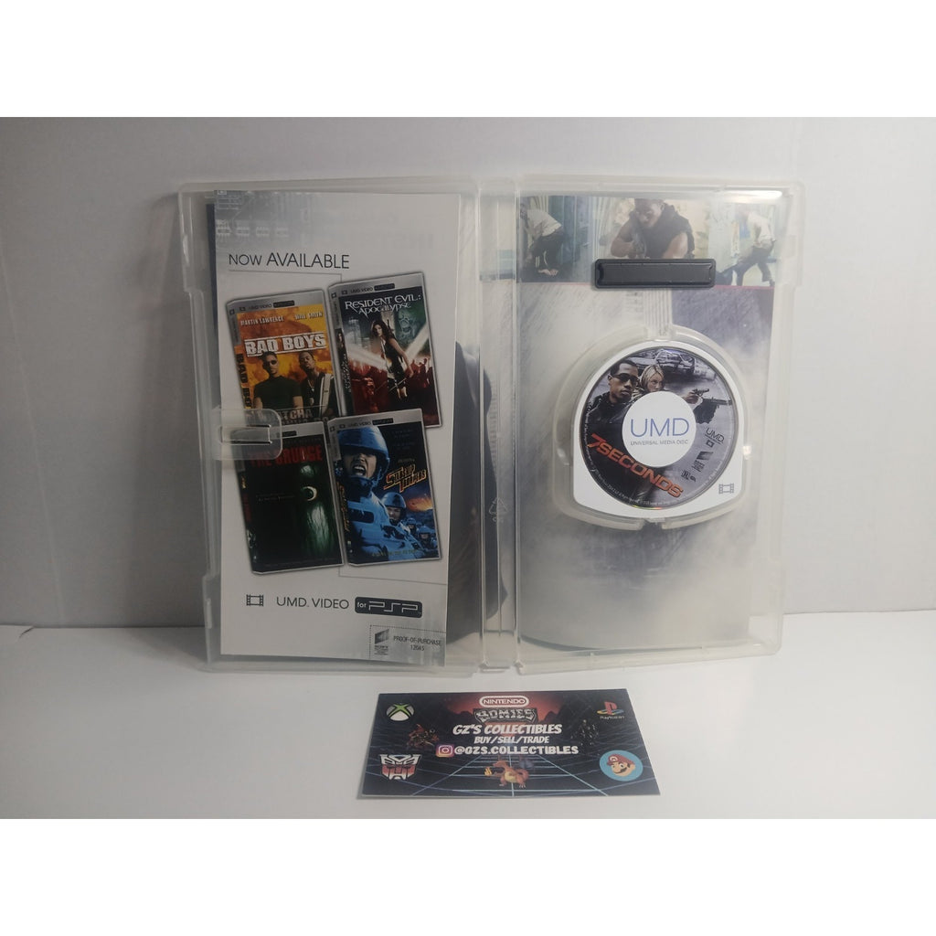 ✅ SONY PSP 7 SECONDS WESLEY SNIPES MOVIE CIB TESTED WORKING MINT