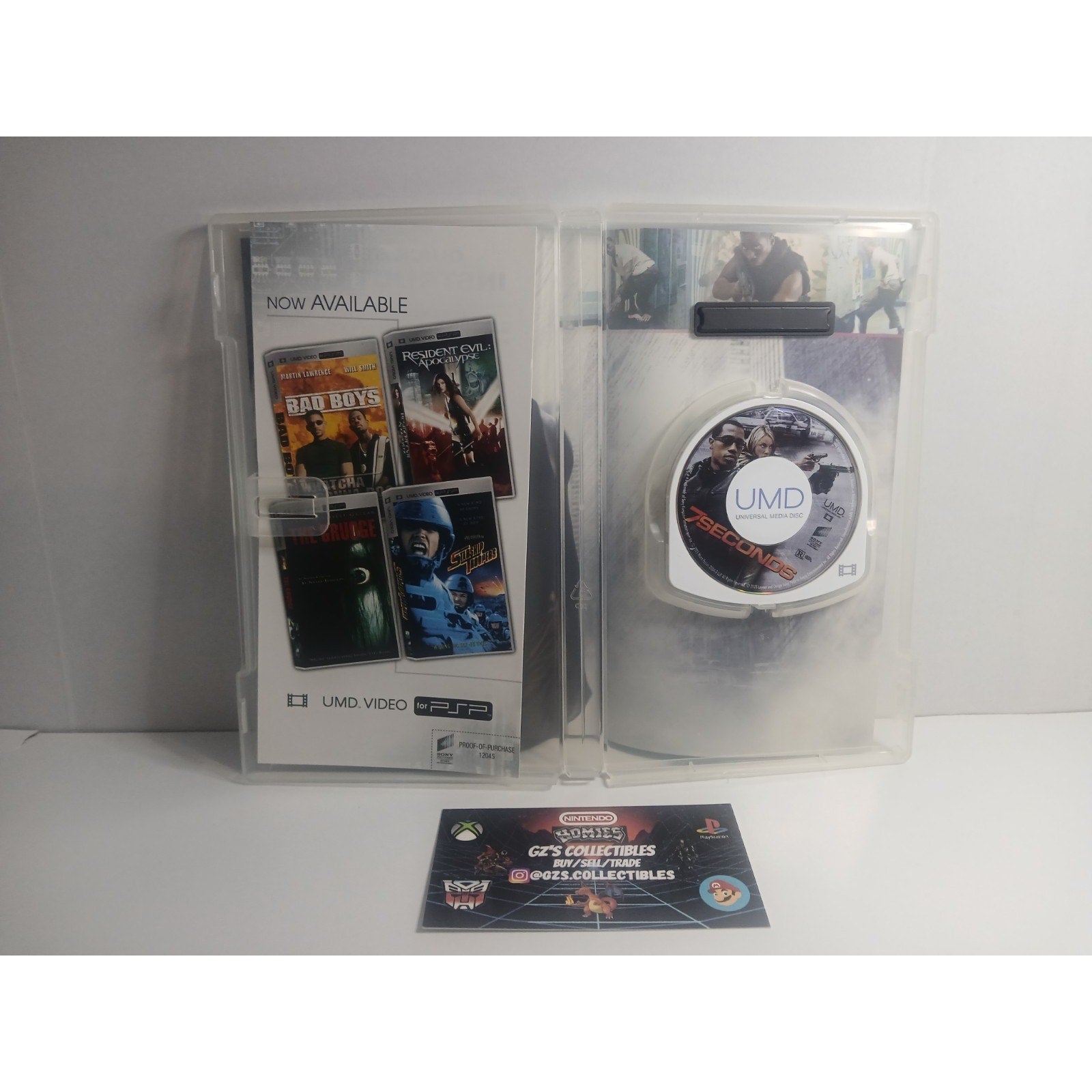 ✅ SONY PSP 7 SECONDS WESLEY SNIPES MOVIE CIB TESTED WORKING MINT