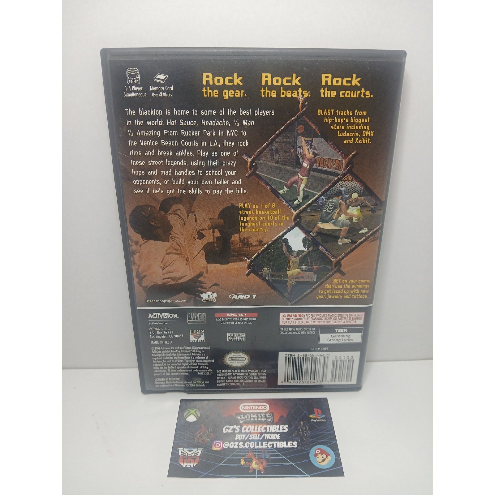 STREET HOOPS CIB NINTENDO GAMECUBE TESTED WORKING