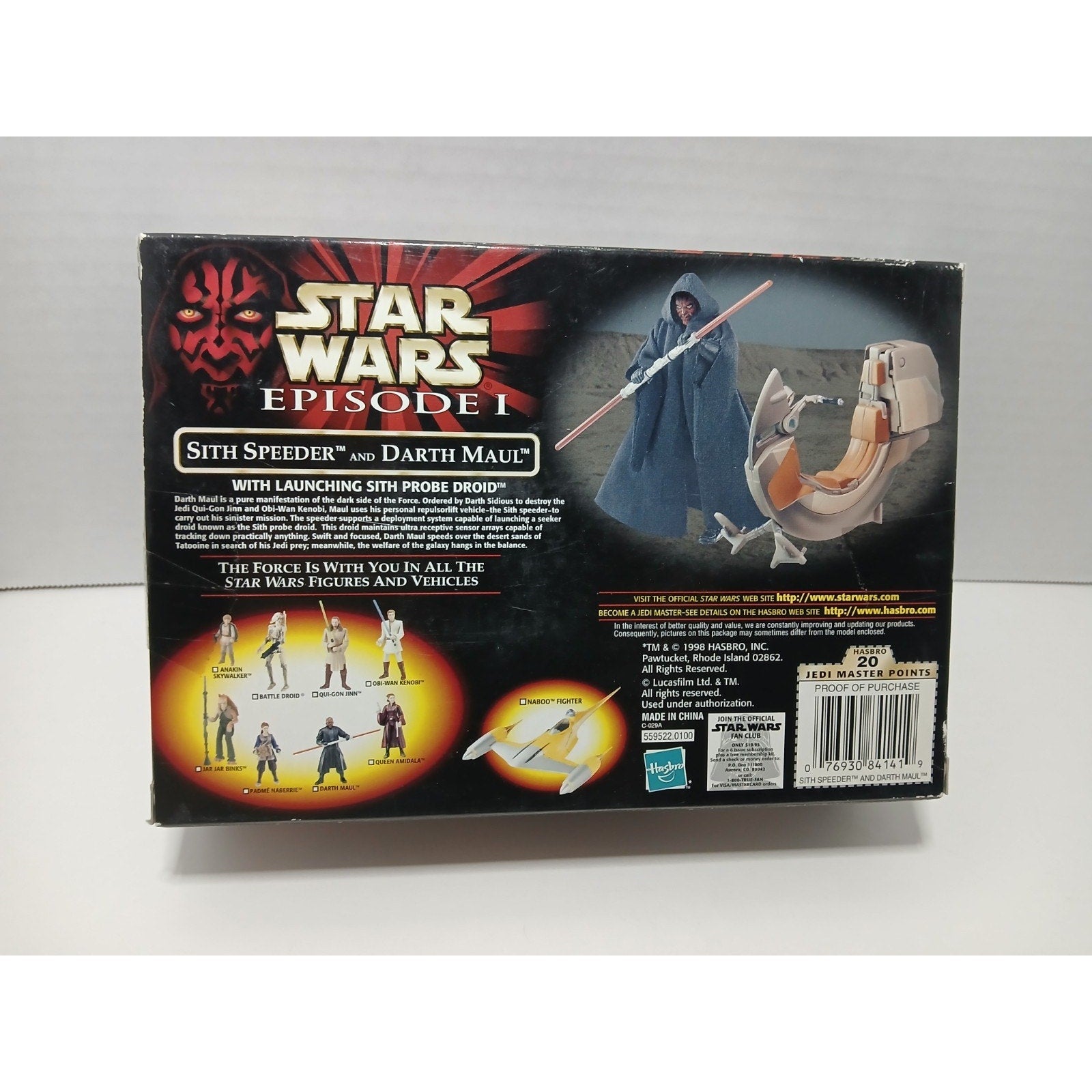Star Wars Episode 1 Phantom Menace Darth Maul Sith Speed New Sealed