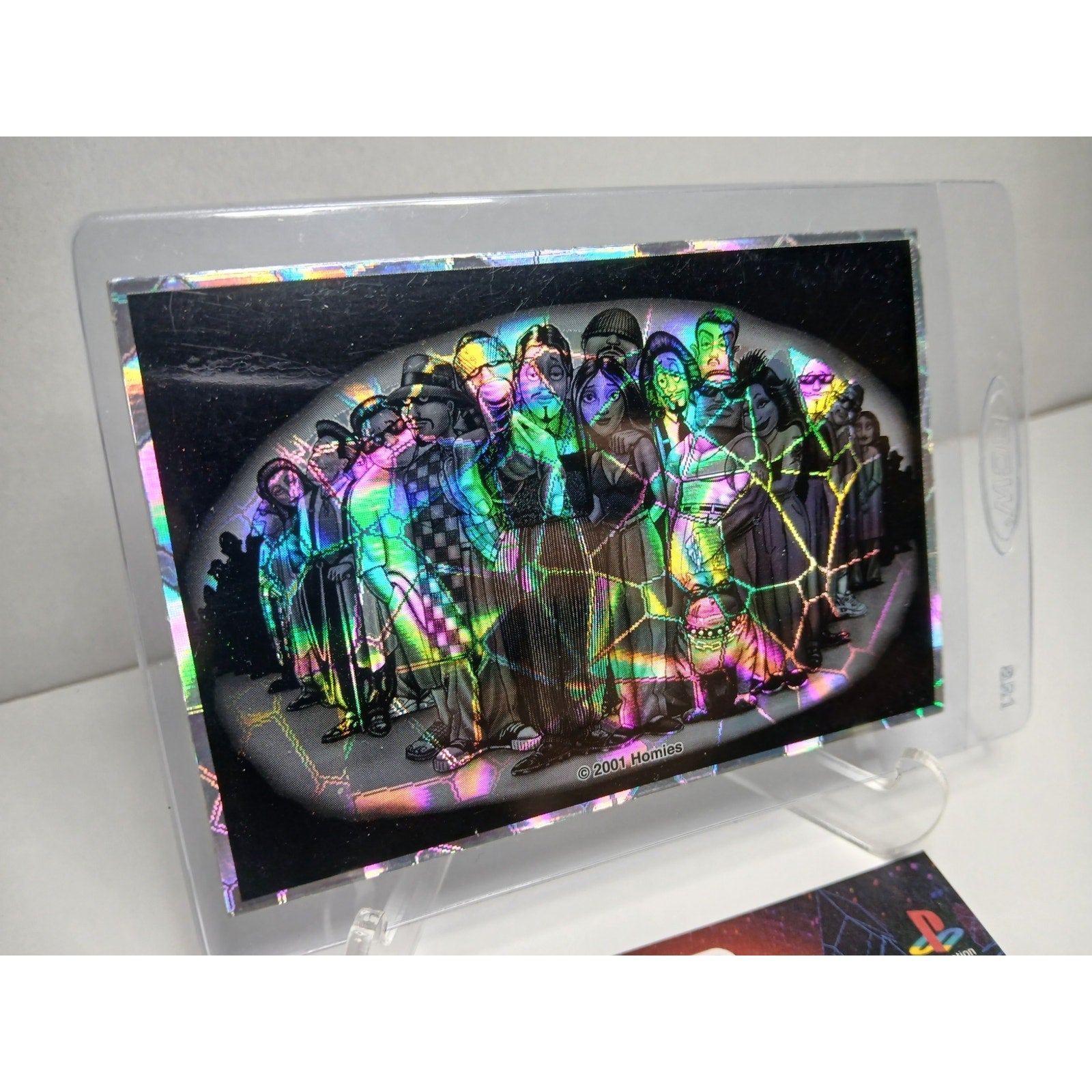 WE WANT YOU VINTAGE 2001 SERIES 2 HOMIES GONZALES GRAPHICS HOLOGRAPHIC STICKER