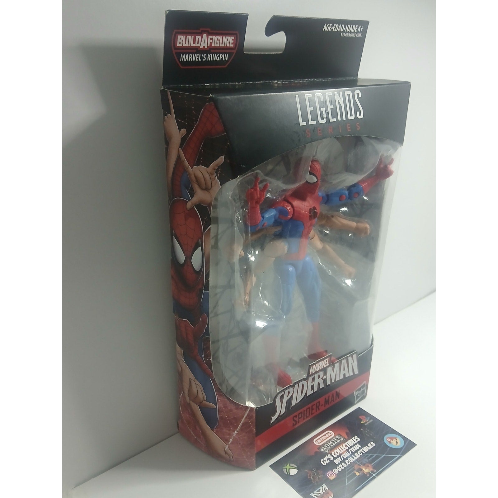 SPIDER MAN 6 ARM MARVEL LEGENDS (BAF)  NIB CIB (OPEN