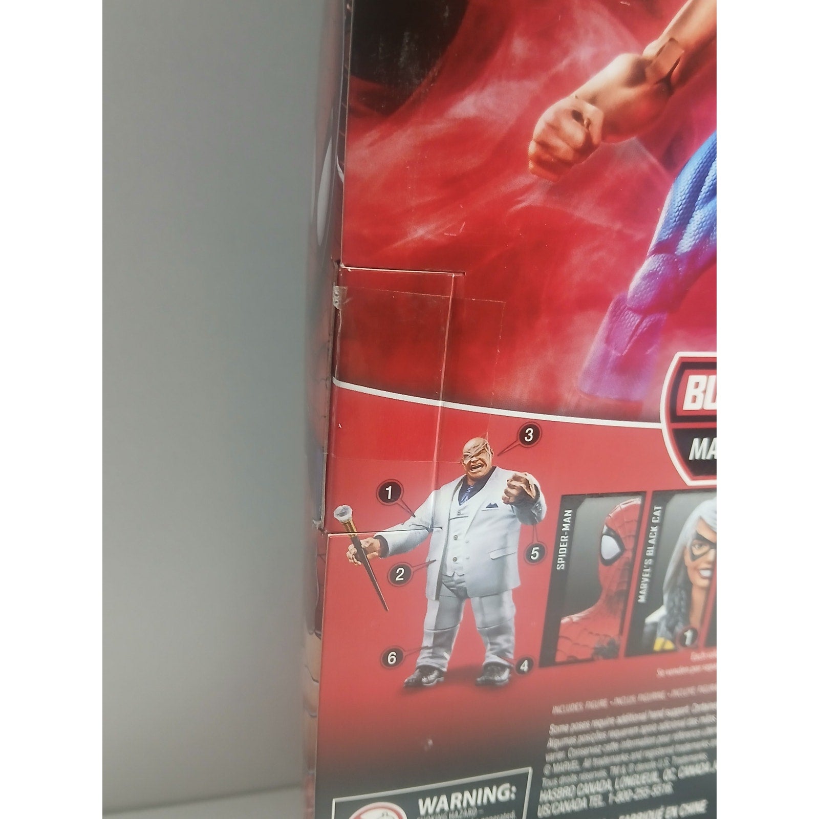 SPIDER MAN 6 ARM MARVEL LEGENDS (BAF)  NIB CIB (OPEN