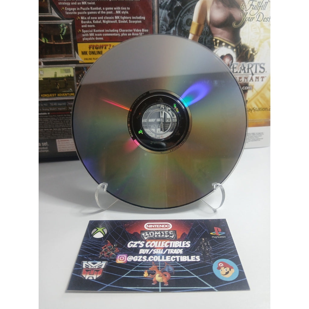 ✅ SONY PS2 MORTAL KOMBAT DECEPTION BLACK LABEL CIB TESTED WORKING MINT
