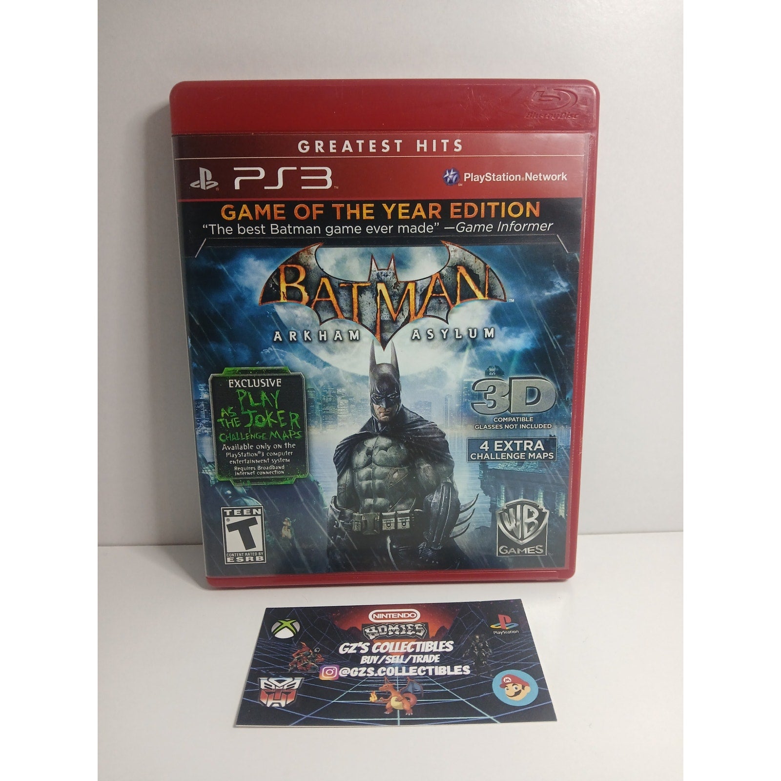 SONY PS3 BATMAN ARKHAM ASYLUM GAME CIB TESTED WORKING