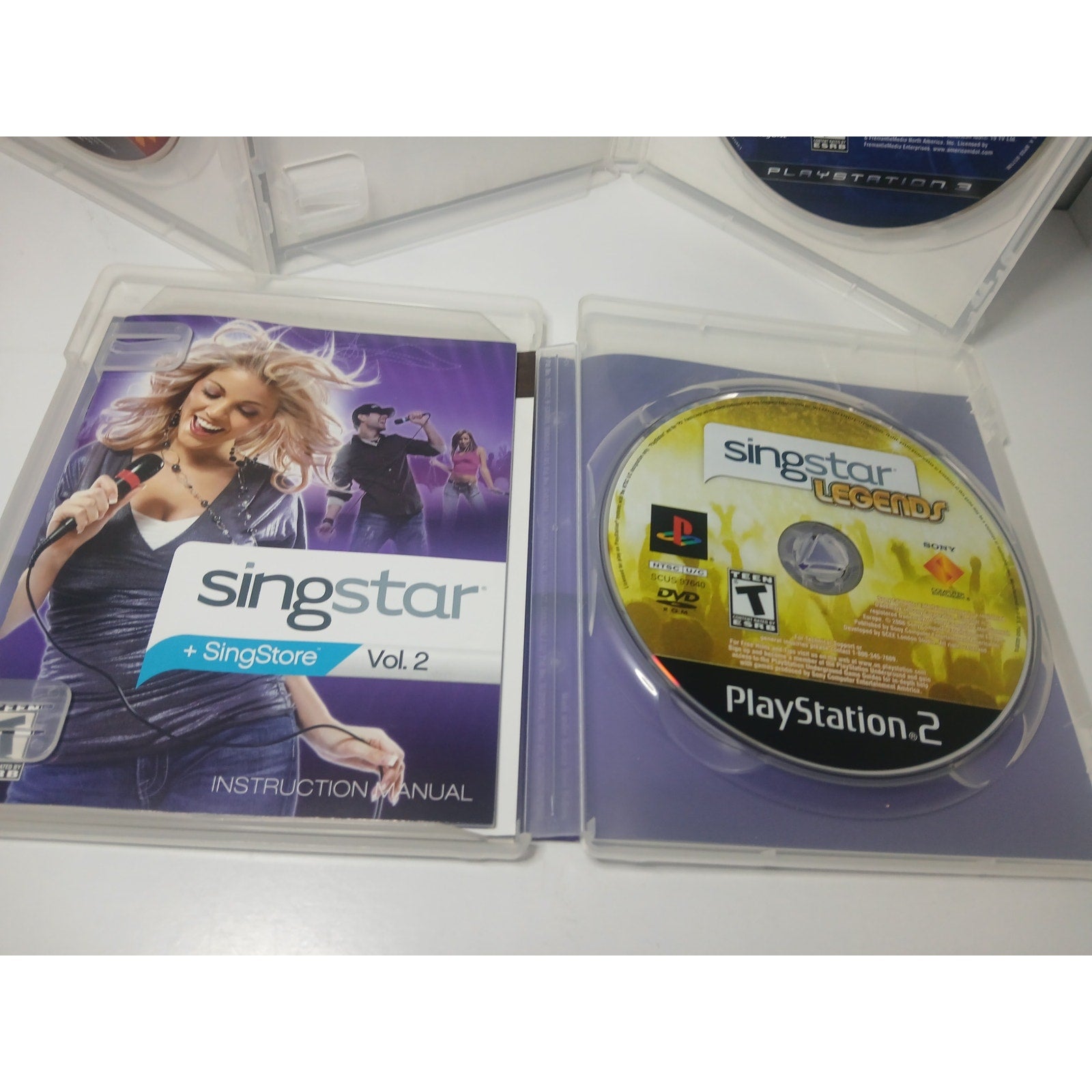 SONY PS3 SING STAR SING IT KARAOKE BUBDLE WITH MICROPHONES TESTED WORKING