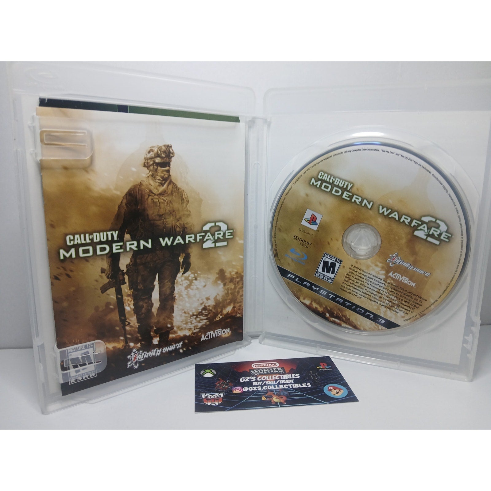 CALL OF DUTY MODEM WARFARE 2 CIB SONY PS3 TESTED WORKING