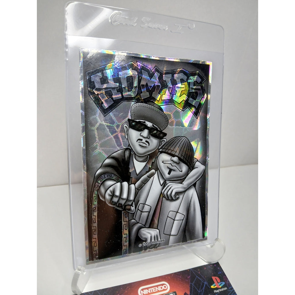 RAZA 8BALL VINTAGE 2001 SERIES 2 HOMIES GONZALES GRAPHICS HOLOGRAPHIC STICKER