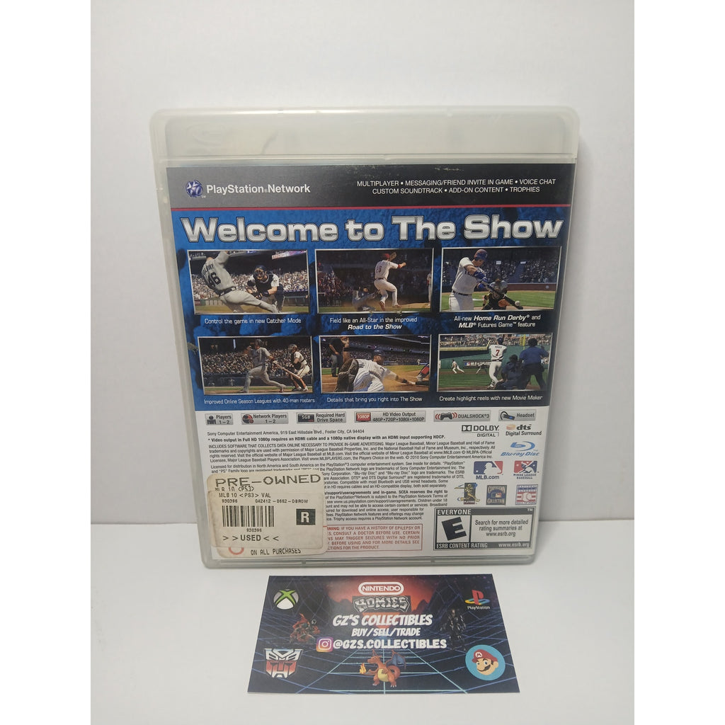 MLB THE SHOW 2010 CIB SONY PS3 TESTED WORKING