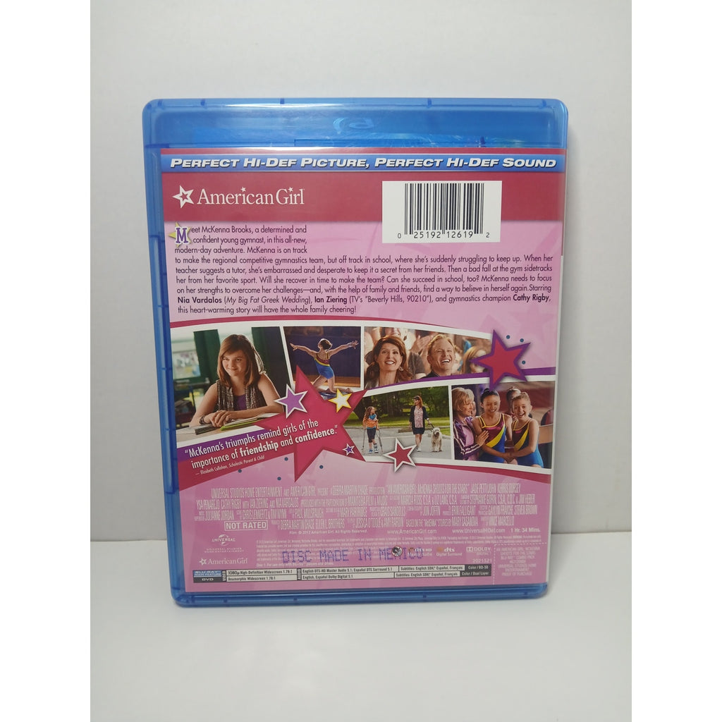 MCKENNA SHOOTS FOR THE STARS BLU RAY/DVD/DIGITAL MOVIE CLEANED* TESTED WORKING