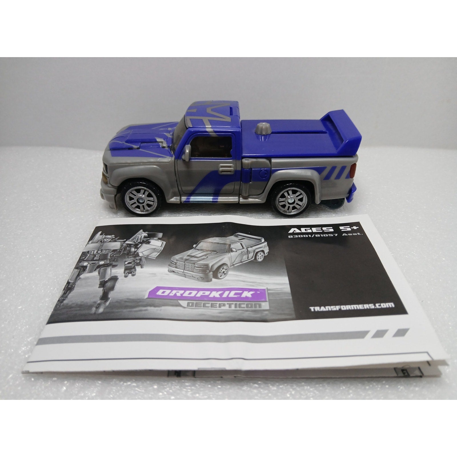 DROP KICK TRUCK 2007 TRANSFORMERS MOVIE DELUXE DECEPTICON FIGURE