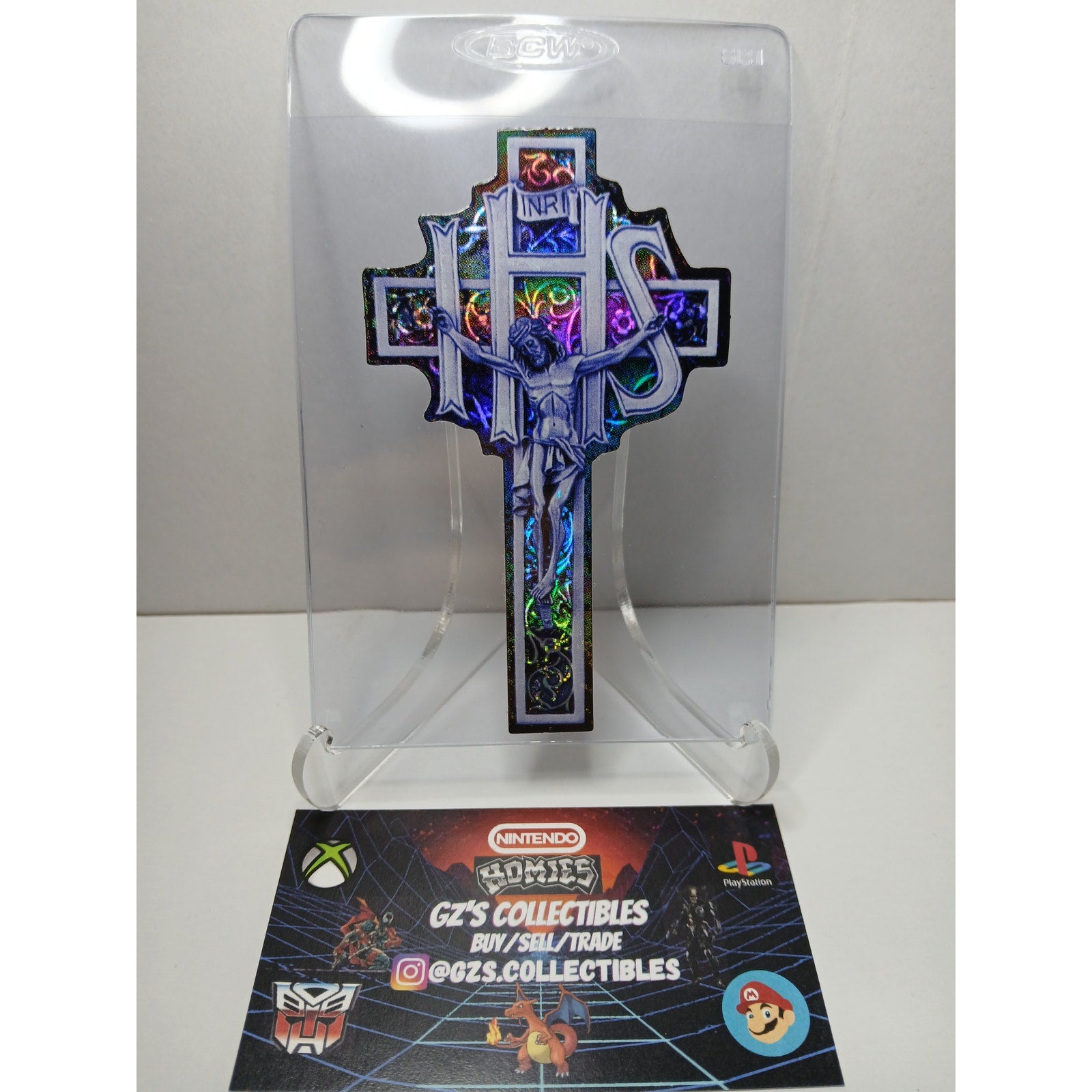 2001 VINTAGE CROSS HOMIES GONZALES GRAPHICS HOLOGRAPHIC STICKER DECAL