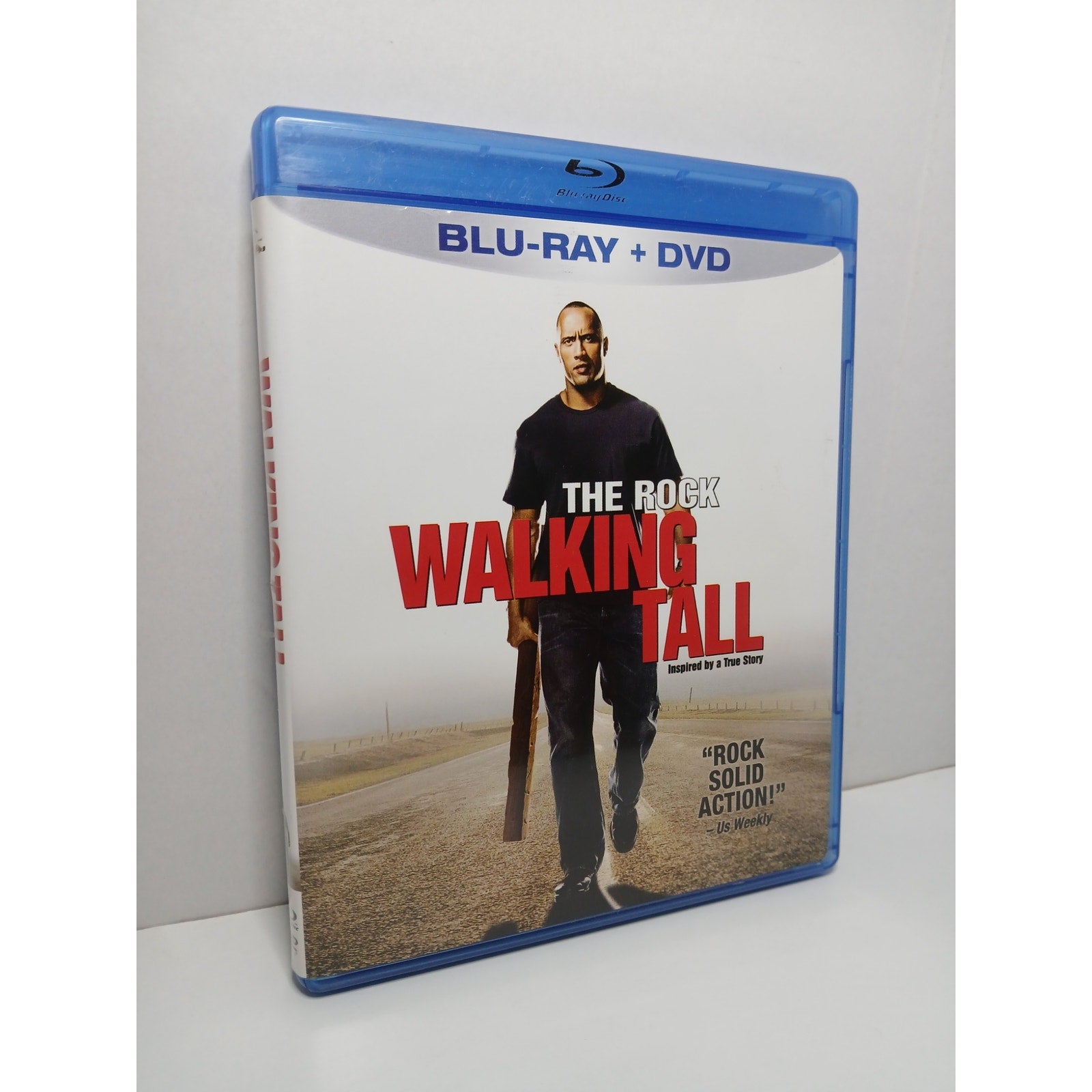 WALKING TALL DWAYNE ROCK JOHNSON BLU RAY/DVD MOVIE CLEANED TESTED WORKING