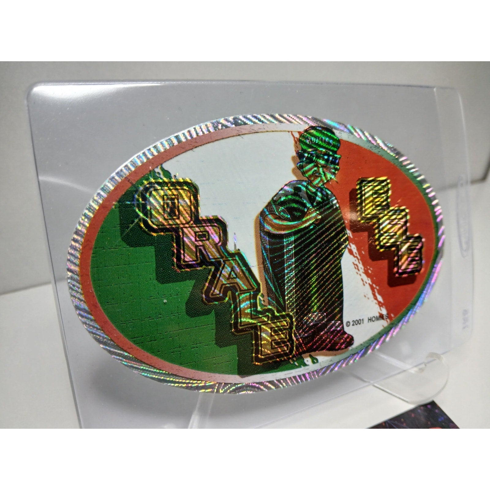VINTAGE 2001 ORALE ESE OVALS HOMIES GONZALES GRAPHICS HOLOGRAPHIC STICKER