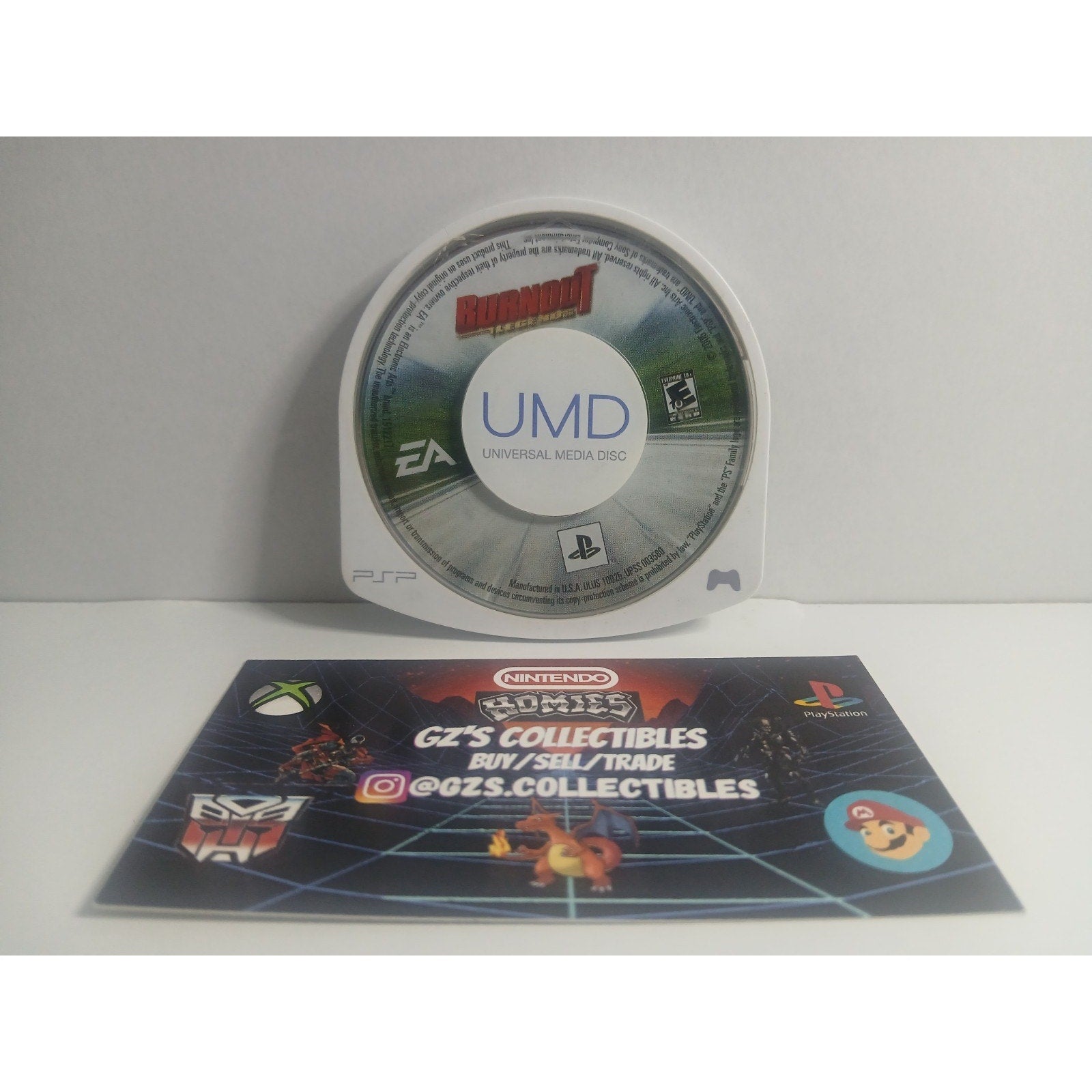 ✅ SONY PSP BURNOUT LEGENDS UMD GAME DISC TESTED WORKING