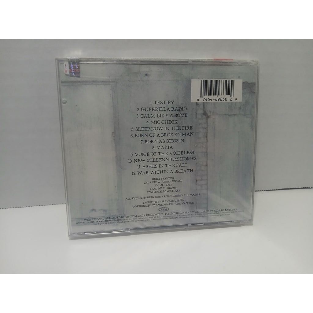 RAGE AGAINST THE MACHINE THE BATTLE OF LOS ANGELES 1999 CD BRAND NEW SEALED