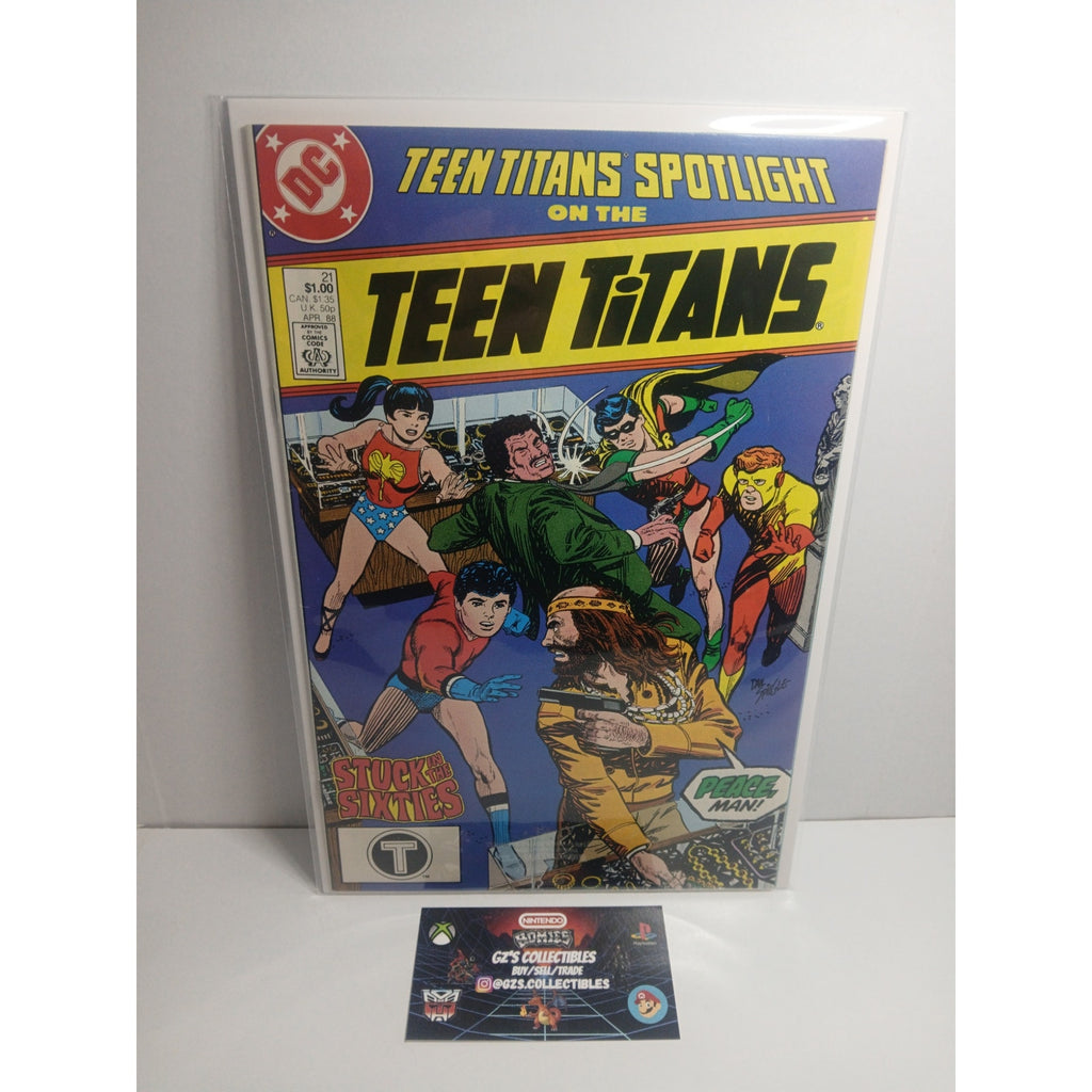 TEEN TITANS SPOT LIGHT #21 1986 DC COMICS NEW BAG/BOARD