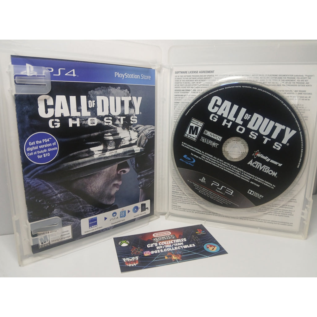 CALL OF DUTY GHOSTS CIB SONY PS3 TESTED WORKING