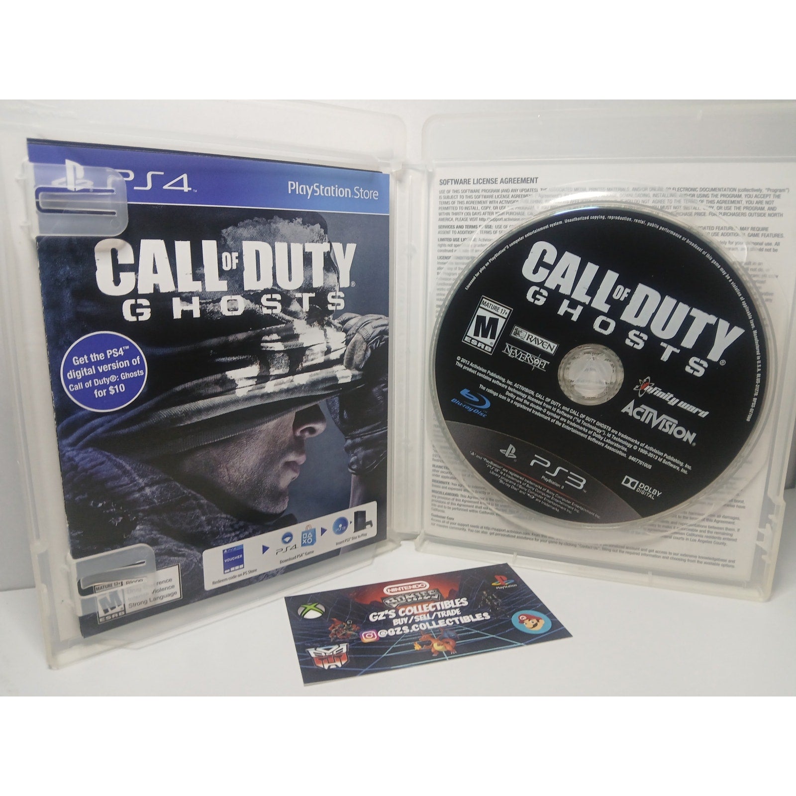 CALL OF DUTY GHOSTS CIB SONY PS3 TESTED WORKING