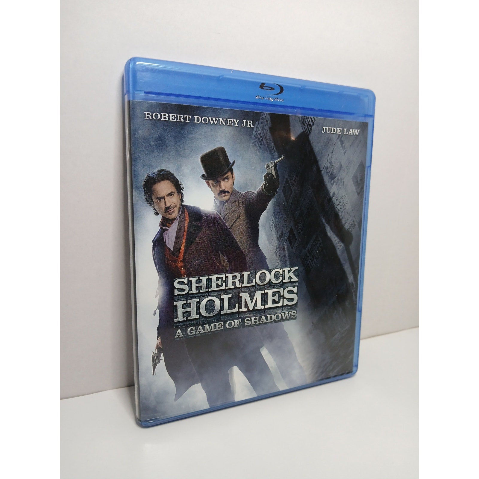 SHERLOCK HOLMES GAME OF SHADOWS DOWNEY JR BLU RAY/DVD MOVIE CLEAN TESTED WORKING