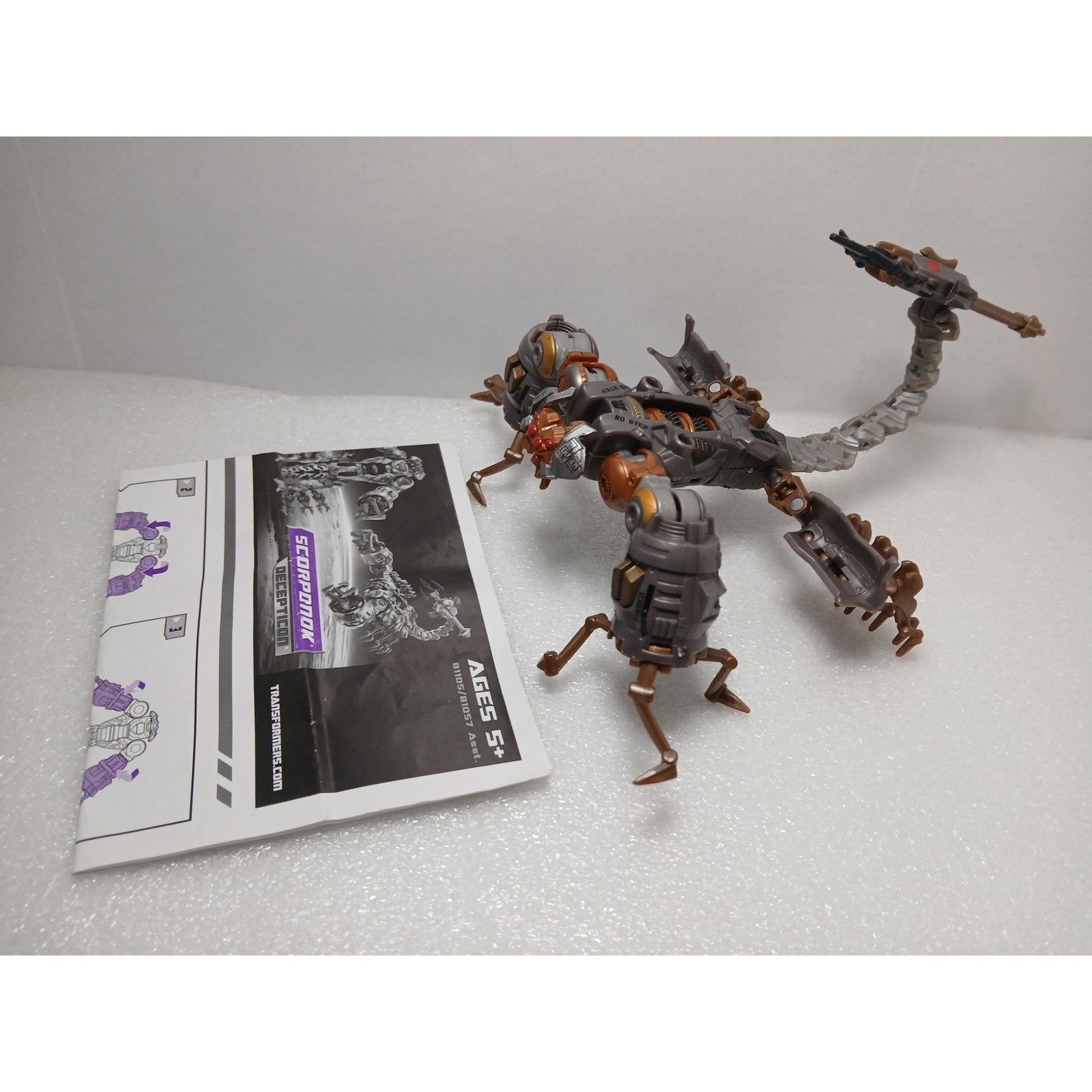 SCORPONOK SCORPION 2007 TRANSFORMERS MOVIE DELUXE DECEPTICON FIGURE