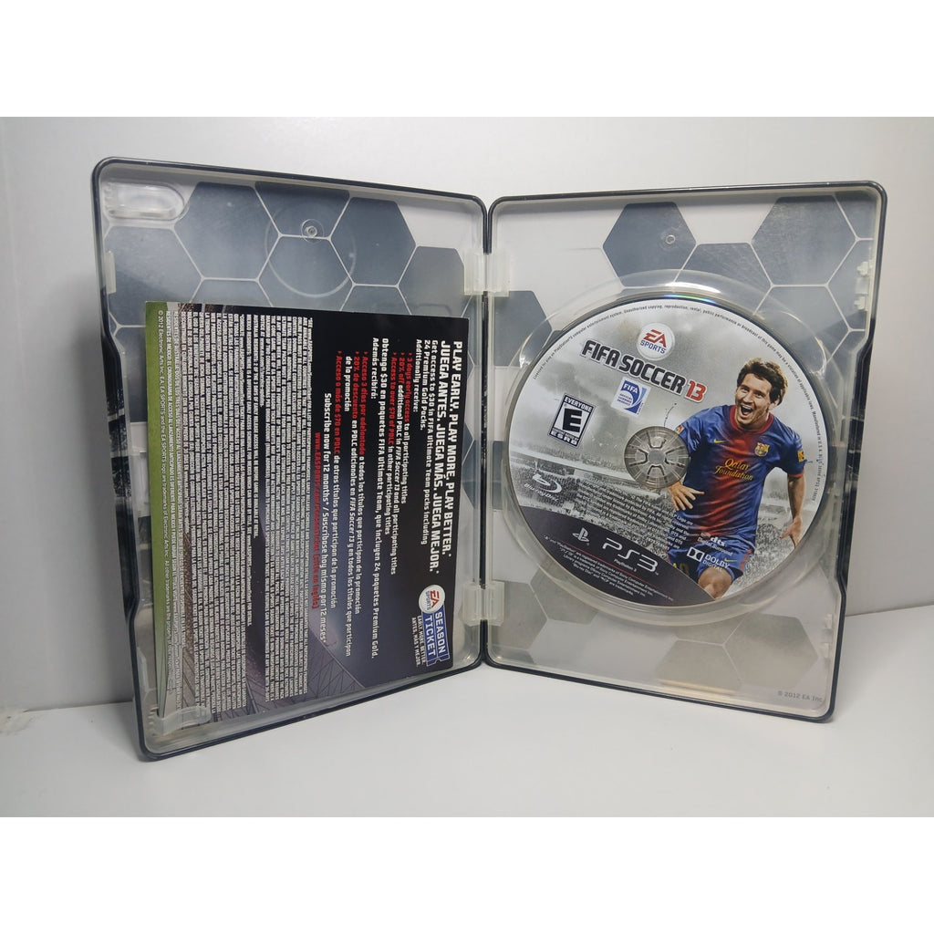 FIFA 13 STEEL BOOK EDITION SONY PS3 GAME TESTED WORKING