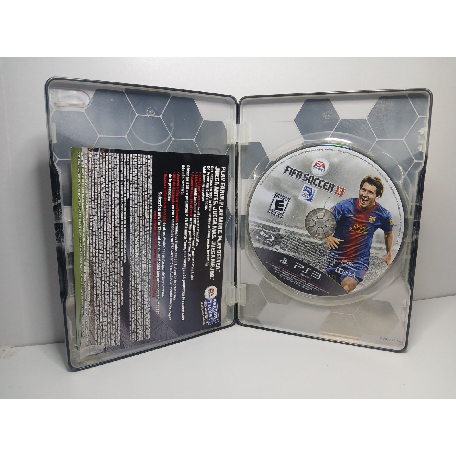 FIFA 13 STEEL BOOK EDITION SONY PS3 GAME TESTED WORKING