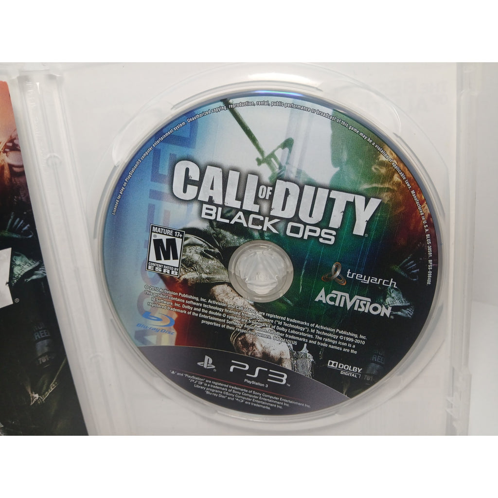 CALL OF DUTY BLACK OPS CIB SONY PS3 GAME TESTED WORKING