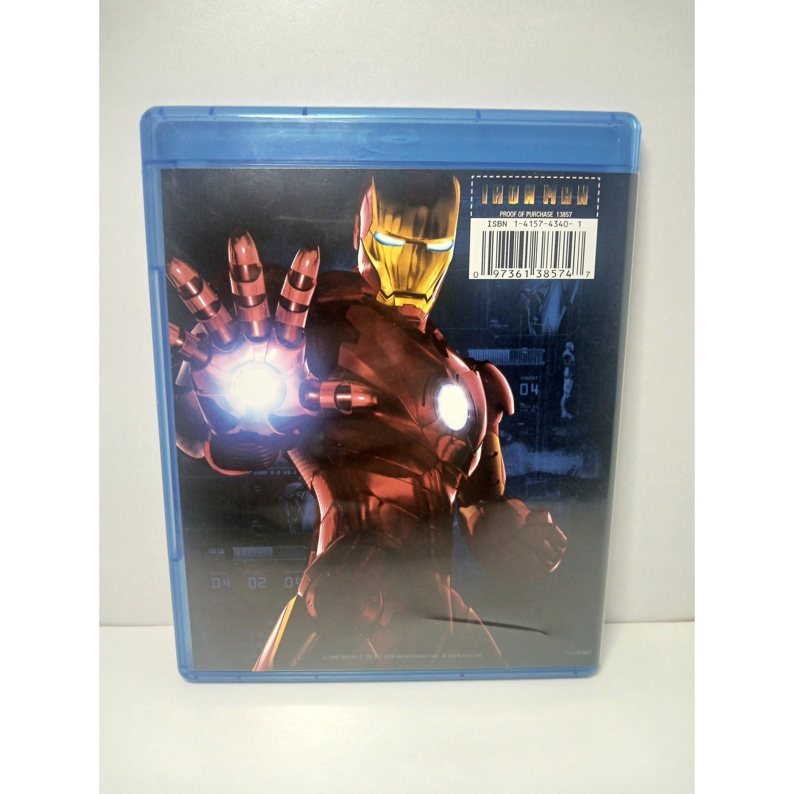 IRON MAN ULTIMATE 2 DISC EDITION BLU RAY MOVIE CLEANED* TESTED WORKING
