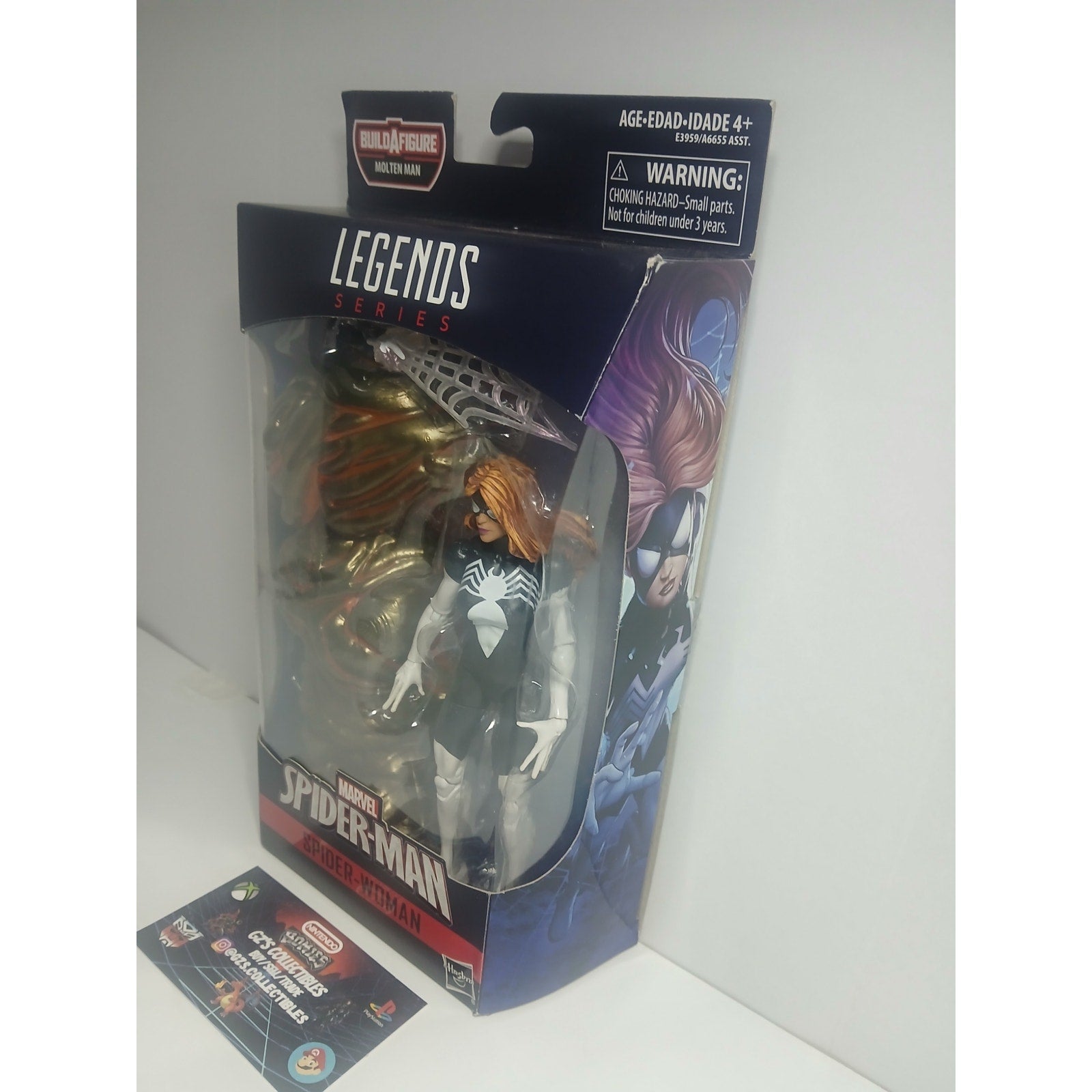 SPIDER WOMAN SPIDER MAN BAF MARVEL LEGENDS NIB CIB (OPEN)