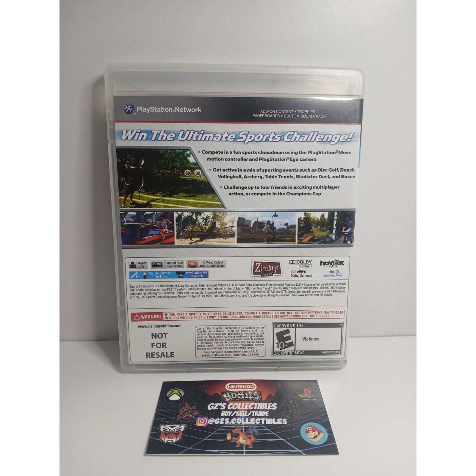 SONY PS3 SPORTS CHAMPIONS CIB TESTED WORKING