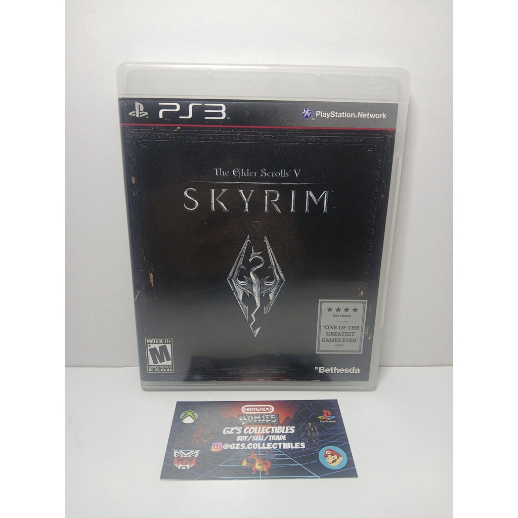 THE ELDER SCROLLS V SKYRIM CIB BL SONY PS3 TESTED WORKING