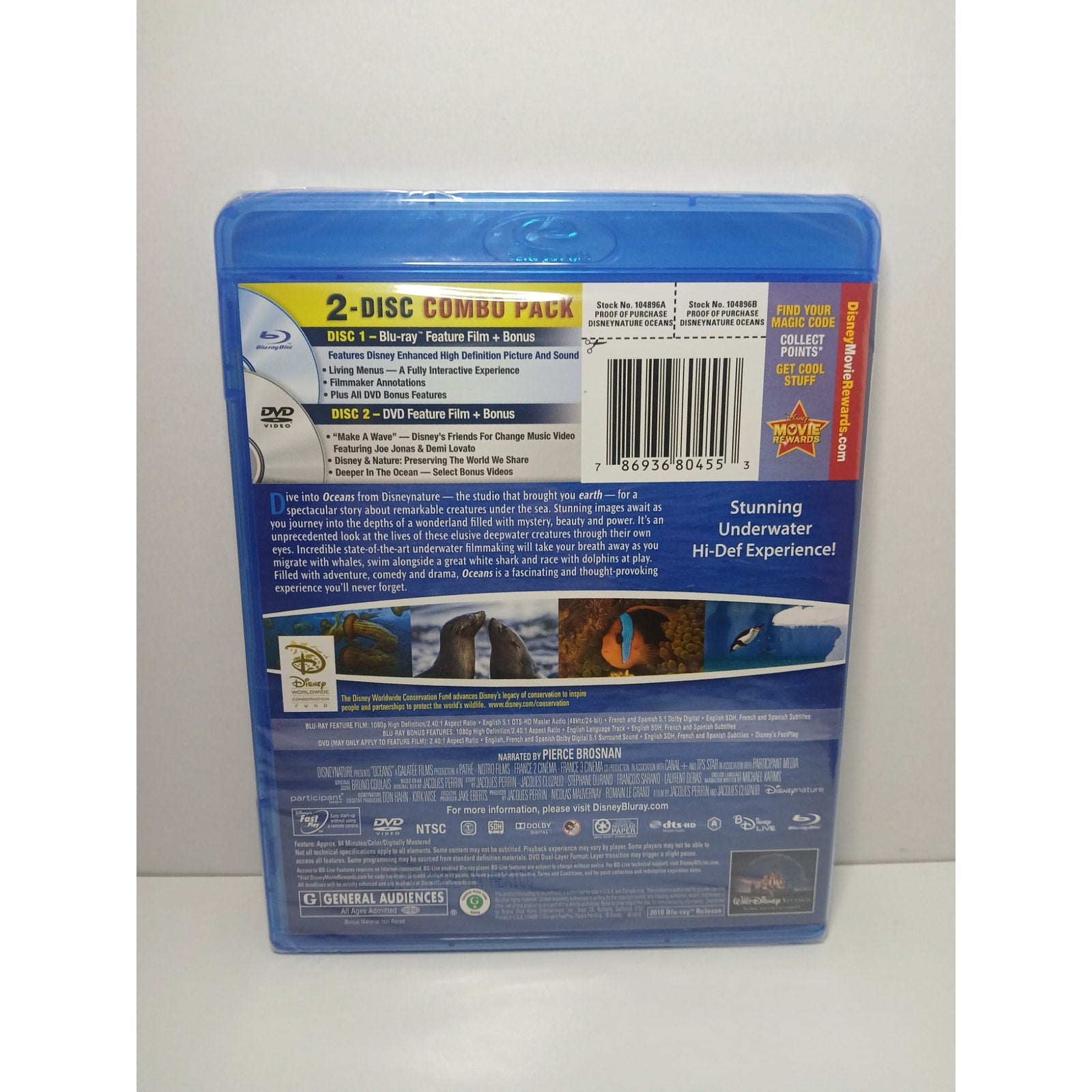 DISNEY NATURE OCEANS CHINA BEARS MONKEY BLU RAY MOVIES CLEANED TESTED WORKING