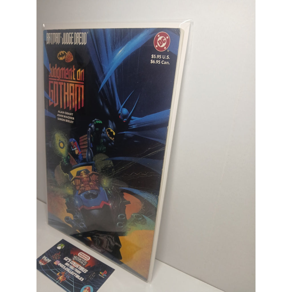 BATMAN JUDGE DREDD JUDGEMENT ON GOTHAM 1991 DC COMICS NEW BAG/BOARD