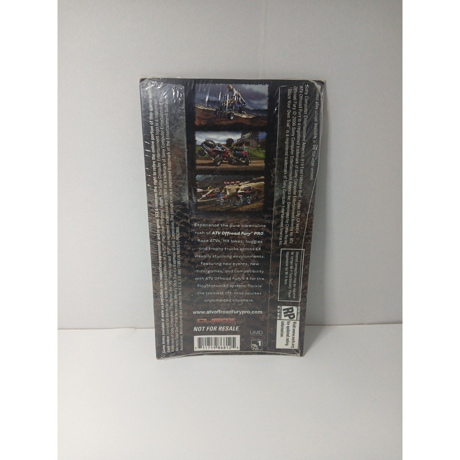 ✅ SONY PSP ATV OFF ROAD FURY PRO DEMO NOT FOR RESALE NEW FACTORY SEALED ✅