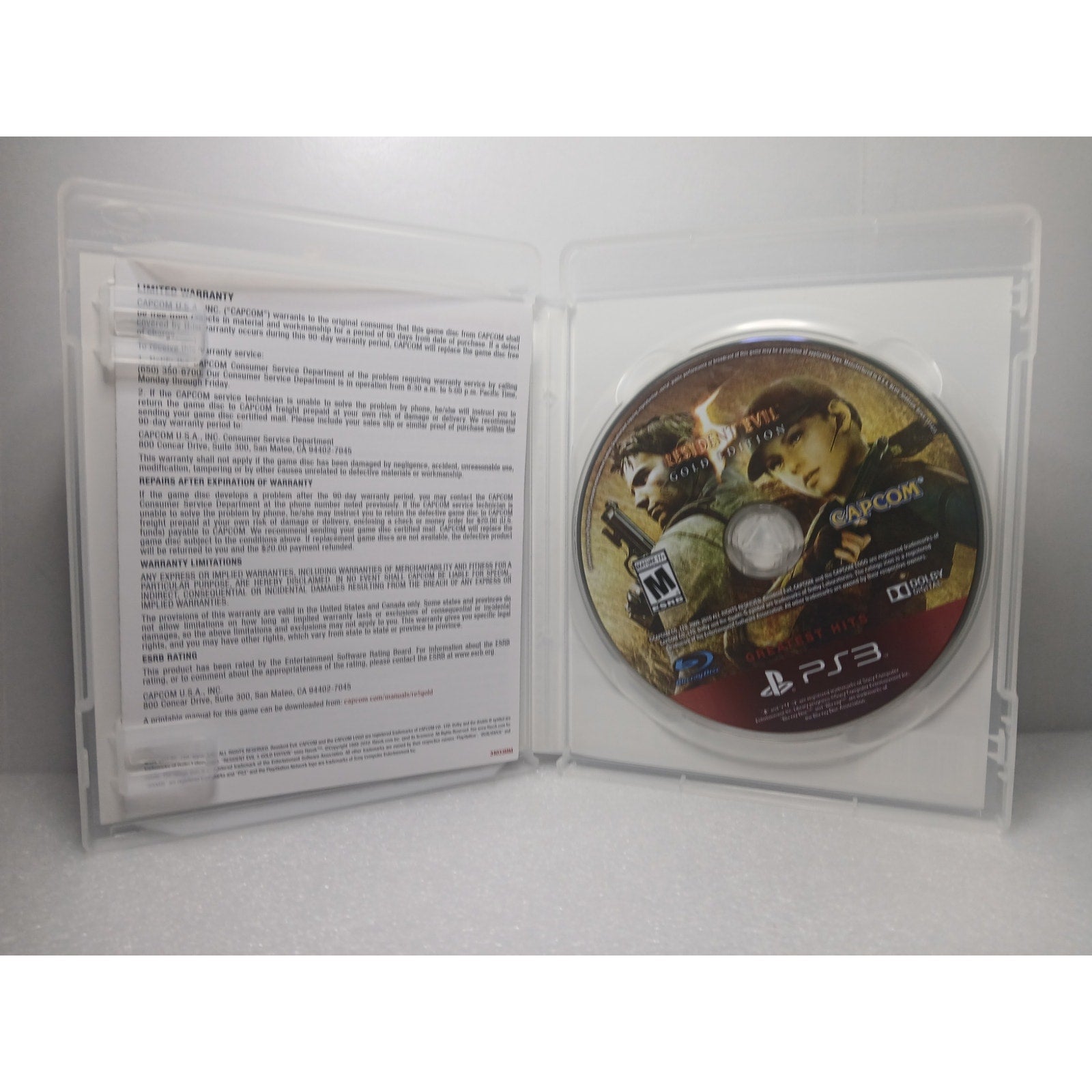 RESIDENT EVIL 5 GOLD EDITION CIB MINT SONY PS3 GAME TESTED WORKING
