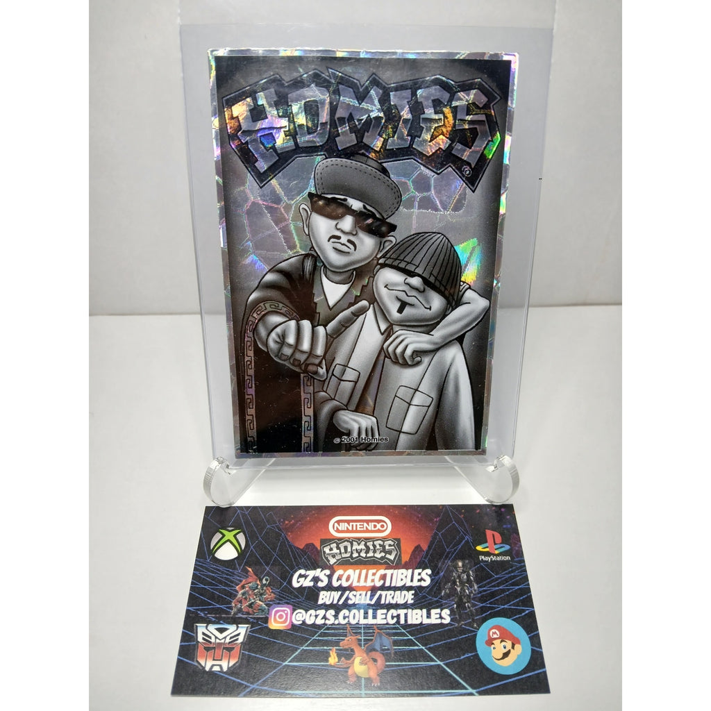 RAZA 8BALL VINTAGE 2001 SERIES 2 HOMIES GONZALES GRAPHICS HOLOGRAPHIC STICKER
