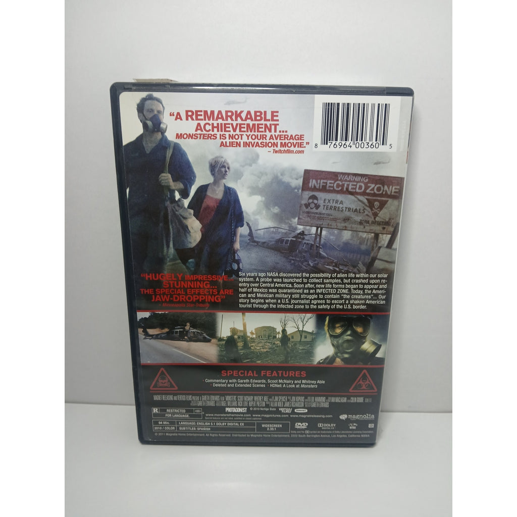 MONSTERS BEWARE DVD MOVIE CLEANED TESTED WORKING